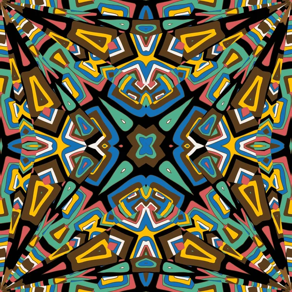 Abstrakte Farbige Mosaik Kaleidoskop Hintergrund — Stockvektor