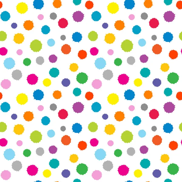 Dotted colorful seamless background — ストックベクタ