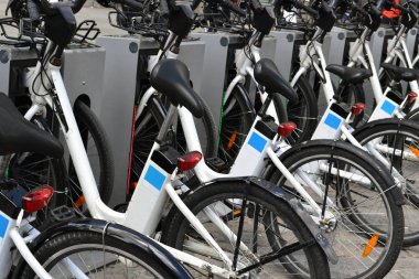 Madrid, İspanya'da şehir bisikletleri