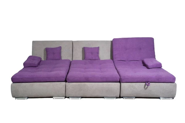 Folding Sofa Standing White Background Isolated — Stock Photo, Image