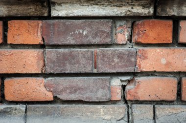 Eski tuğla, duvar parçası