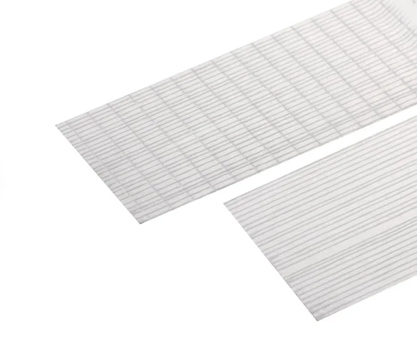 Fragmento de cinta adhesiva reforzada sobre fondo blanco aislado —  Fotos de Stock