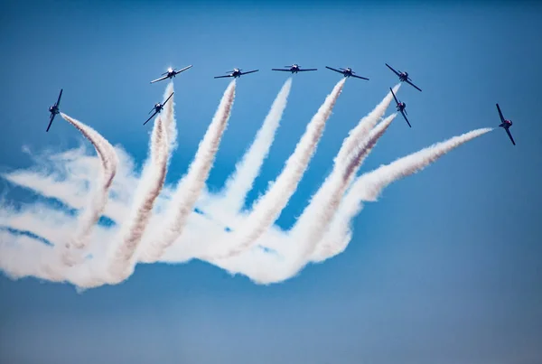 Canadian Snowbirds at Great Pacific Airshow — Stock fotografie
