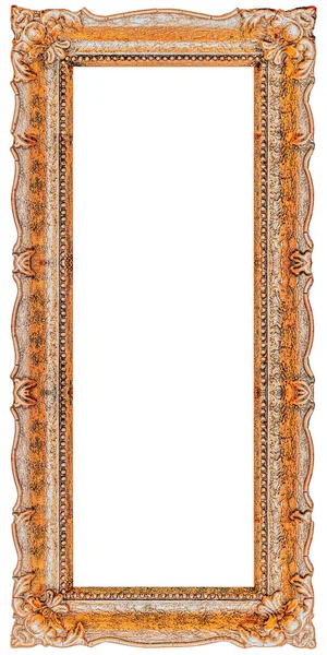 Wide Vertical Old Picture Frame With Empty Copy Space - Stock im — Stock Photo, Image
