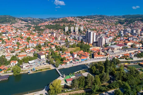 Miasto Uzice, Serbia — Zdjęcie stockowe