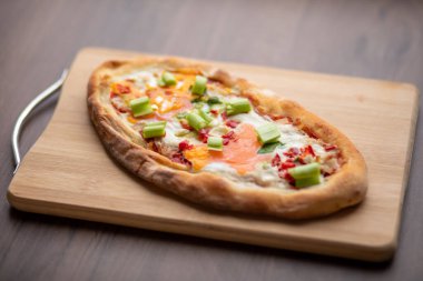 Fast food - Yumurta beacon cheesee pizza