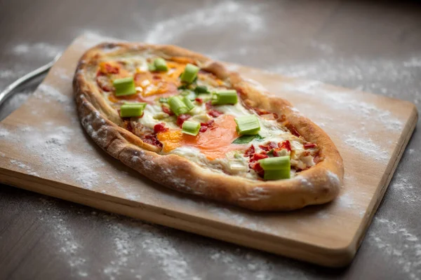 Fast food - Yumurta beacon cheesee pizza