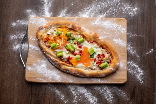 Fast food - Yumurta beacon cheesee pizza