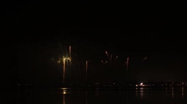 Torreira Torreira - Aveiro, Portekiz, Eylül her yıl olur bir kutlama St Paio havai fişek.