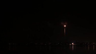 Torreira Torreira - Aveiro, Portekiz, Eylül her yıl olur bir kutlama St Paio havai fişek.