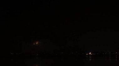 Torreira Torreira - Aveiro, Portekiz, Eylül her yıl olur bir kutlama St Paio havai fişek.