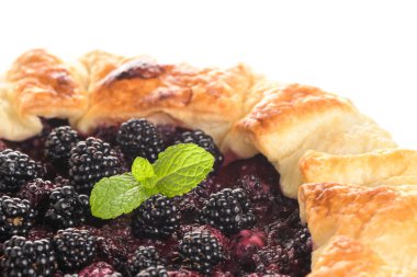 Ev yapımı pasta portre Blackberry'li üzerinde.