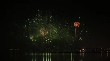 Torreira Torreira - Aveiro, Portekiz, Eylül her yıl olur bir kutlama St Paio havai fişek.