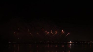 Torreira Torreira - Aveiro, Portekiz, Eylül her yıl olur bir kutlama St Paio havai fişek.