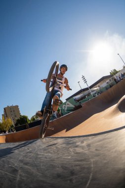 Braga, Portekiz - 7 Ekim 2018: Ieggo Henrique kase oturum olay sırasında.