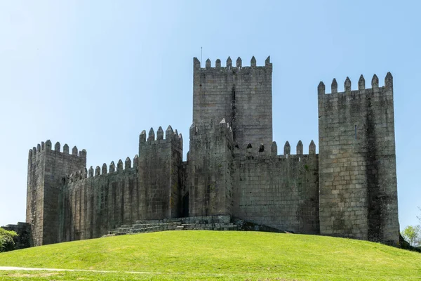 Guimaraes Portogallo Circa Aprile 2018 Castello Guimaraes Nella Regione Settentrionale — Foto Stock