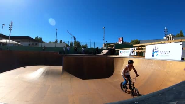 Braga Portugal Octobre 2018 Ieggo Henrique Lors Événement Bowl Session — Video