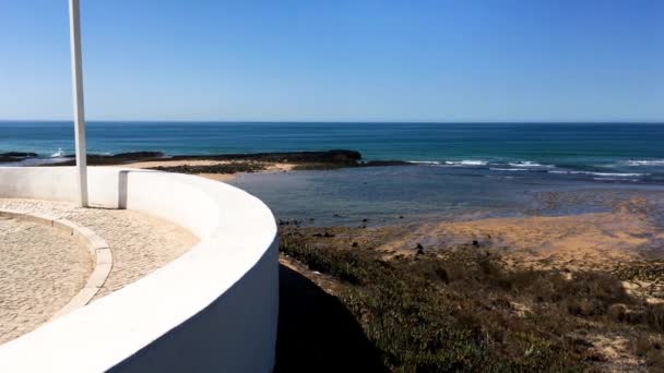 Odmira Portugal Circa September 2017 Vila Nova Milfontes Beach Populära — Stockvideo