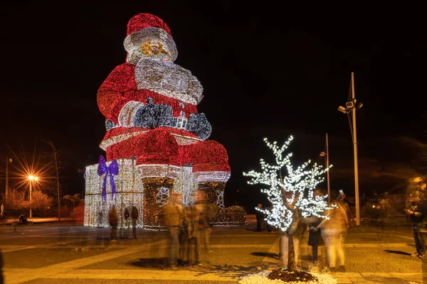 Agueda Portugalsko Cca Prosince 2018 Worlds Největší Santa Claus Metrů — Stock fotografie