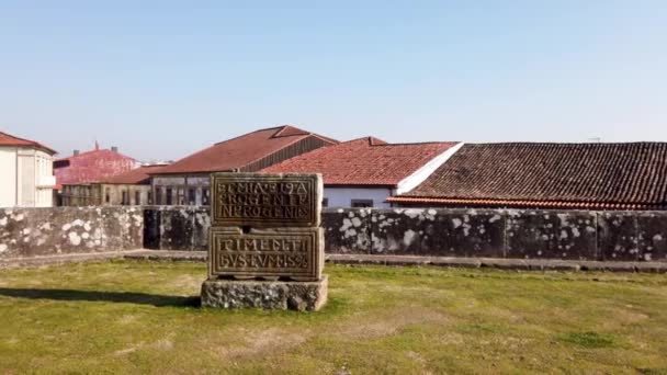 Barcelos Portugal Circa Jauary 2019 Vista Para Ruínas Paco Dos — Vídeo de Stock