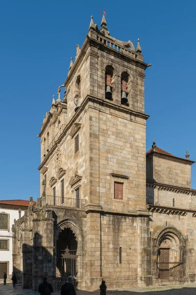 Braga Portogallo Circa Febbraio 2019 Cattedrale Braga Con Suoi Campanili — Foto Stock