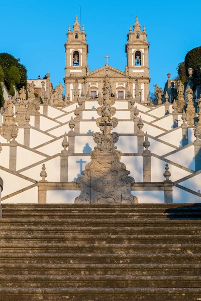 Braga Portugal Circa Février 2019 Sanctuaire Bom Jesus Monte Également — Photo