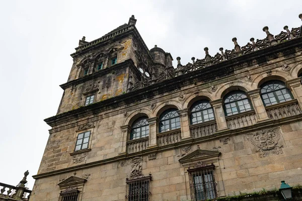 Santiago de Compostela katedral cephe detay — Stok fotoğraf