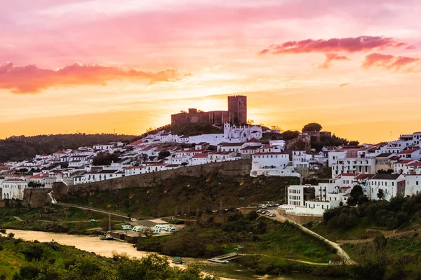 Sunset in Mertola — Stock Photo, Image