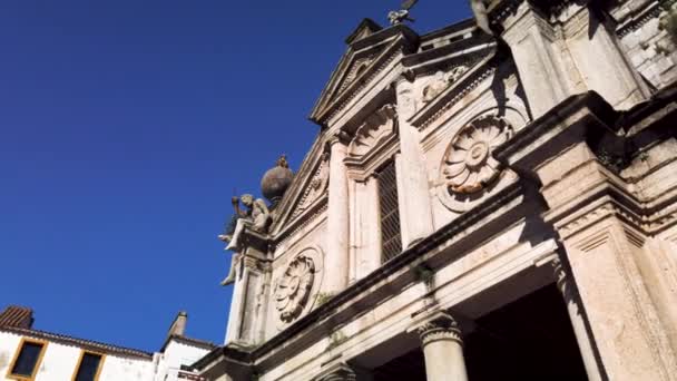 Kerk Van Nossa Senhora Graca Evora Portugal — Stockvideo