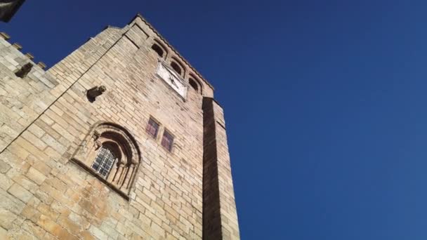 Basilica Nostra Signora Dell Assunzione Meglio Conosciuta Come Cattedrale Evora — Video Stock