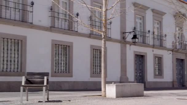 Alentejo Alt Architektur Gebäude Stadt Kultur Europa Europäisch Evora Historisch — Stockvideo