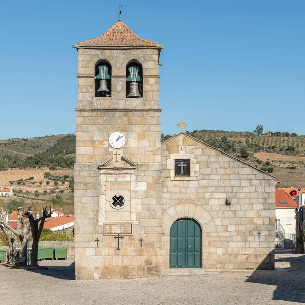 Portuguese Church and bell tower from the 17th century — Stock Photo, Image