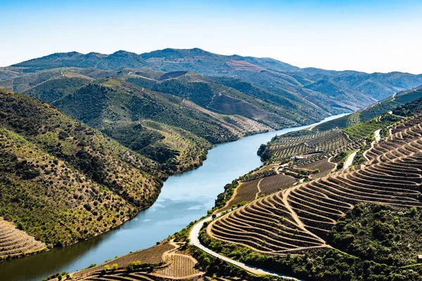 River Douro next to the mouth of the river Coa — Stock Photo, Image