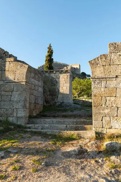 Blick auf die Burg von Numao — Stockfoto