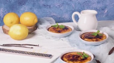 Leit kreması, Portekiz çölü creme brulee, creme brulee ve creme brulee 'ye benzer..