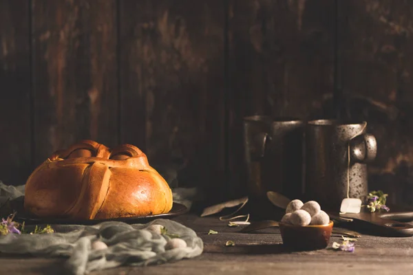 Folar de Pascua con huevo — Foto de Stock