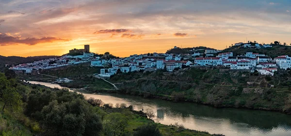 Sunset in Mertola — Stock Photo, Image