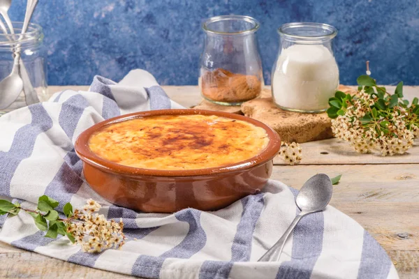 Crema di leite portoghese — Foto Stock