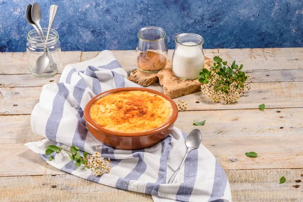 Crema di leite portoghese — Foto Stock