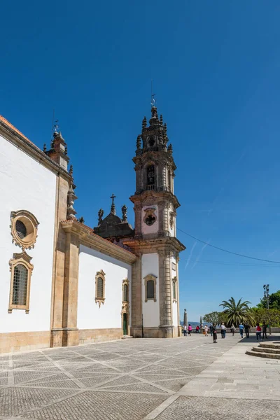 Nádherná Svatyně Panny Marie nápravného v Lamego — Stock fotografie