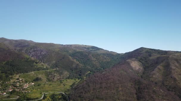 Point Vue Des Terrasses Miradouro Dos Socalcos Surplombant Les Terrasses — Video