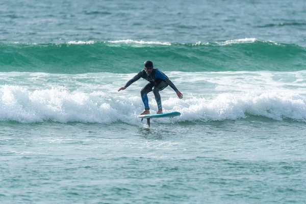 Hidrofoil surfista — Foto de Stock