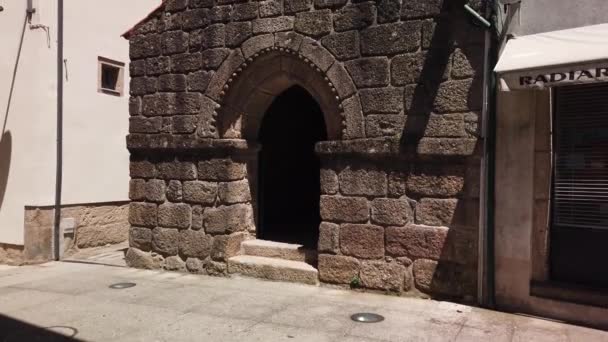 葡萄牙阿尔科斯 德瓦尔德韦斯 Circa 2019年5月 森霍拉 达康塞考教堂位于葡萄牙的阿尔科斯 德瓦尔德韦斯村 — 图库视频影像