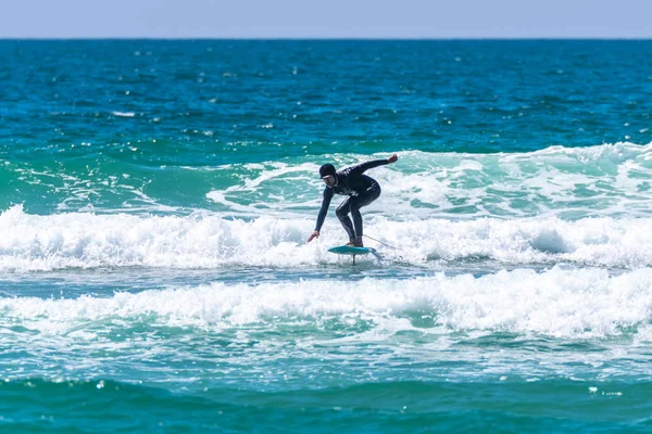 Hidrofoil surfista — Foto de Stock