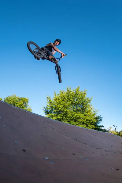 BMX Bike Stunt — Stock Photo, Image