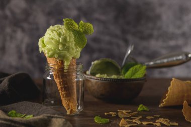 Fıstıklı dondurma.