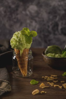 Fıstıklı dondurma.