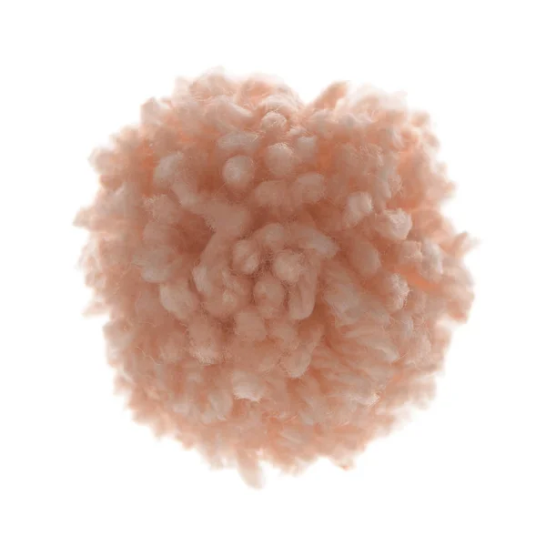 Lana rosa pom-pom — Foto Stock