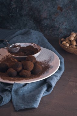 Zanaat çikolata yer mantarı