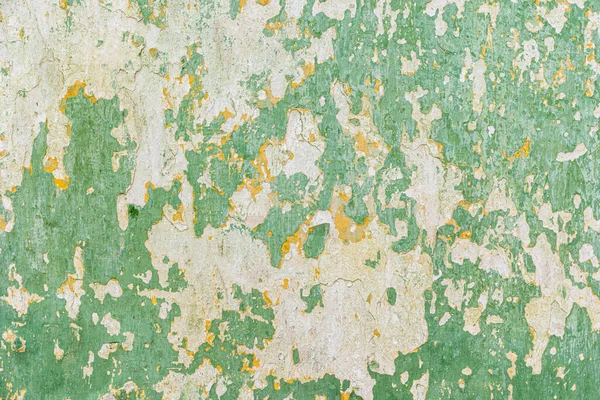 Pared Vieja Con Pintura Pelada Verde Antiguo Muro Hormigón Texturizado —  Fotos de Stock
